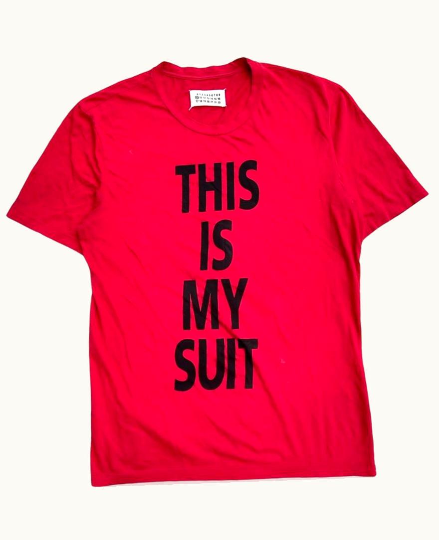 Maison Margiela Maison Margiela “this Is My Suit” T-Shirt S/S 2008