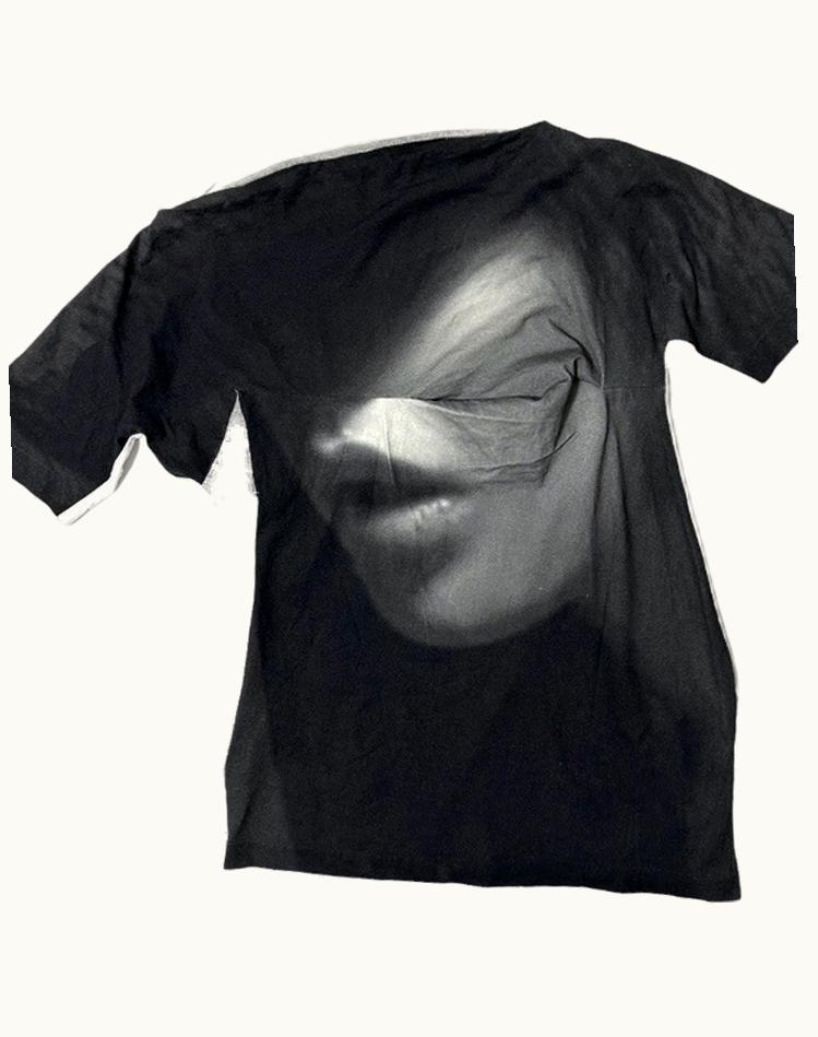 Maison Margiela Maison Margiela Asymmetrical Mouth T-Shirt A/W 2009