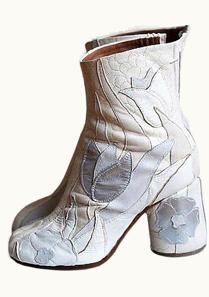 Maison Margiela Maison Margiela Patchwork Tabi Heel Boots S/S 2010
