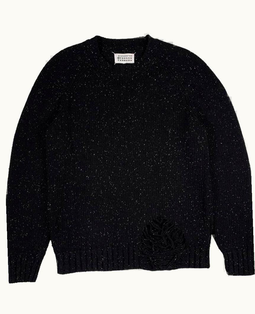 Maison Margiela Maison Margiela Distressed Drop Needle Wool Sweater A/W 2016