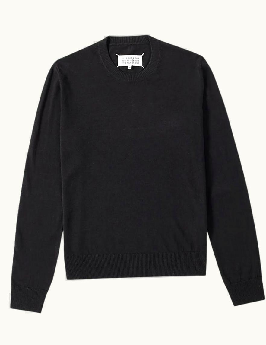 Maison Margiela Maison Margiela Elbow Patch Crew Knit Jumper S/S 2017
