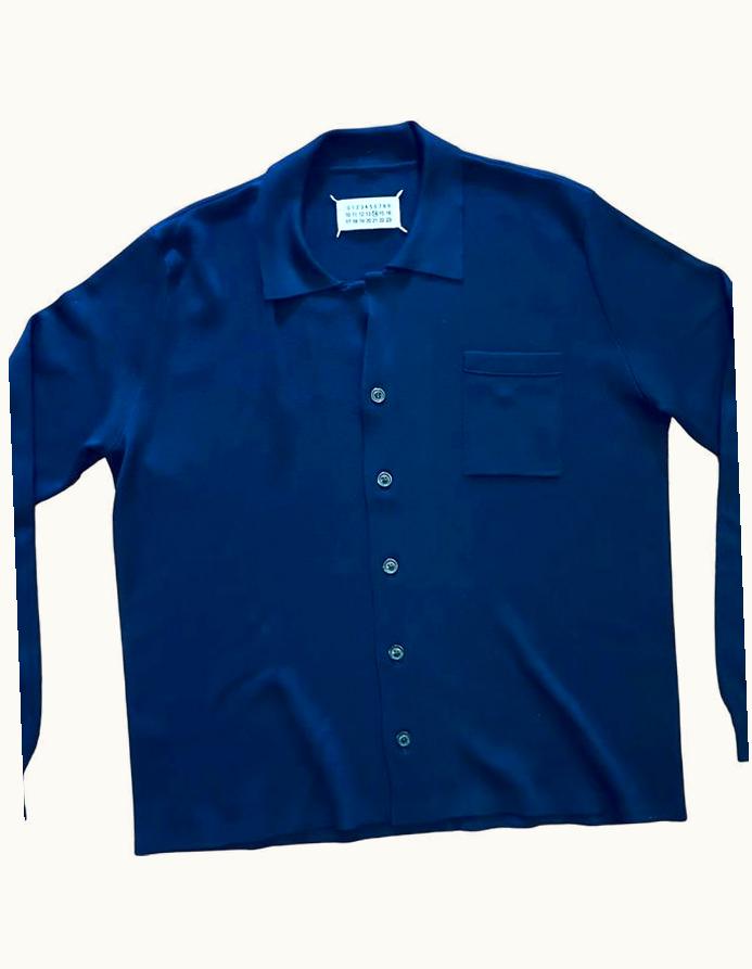 Maison Margiela Maison Margiela Wool Knit Long Sleeve Shirt A/W 2018