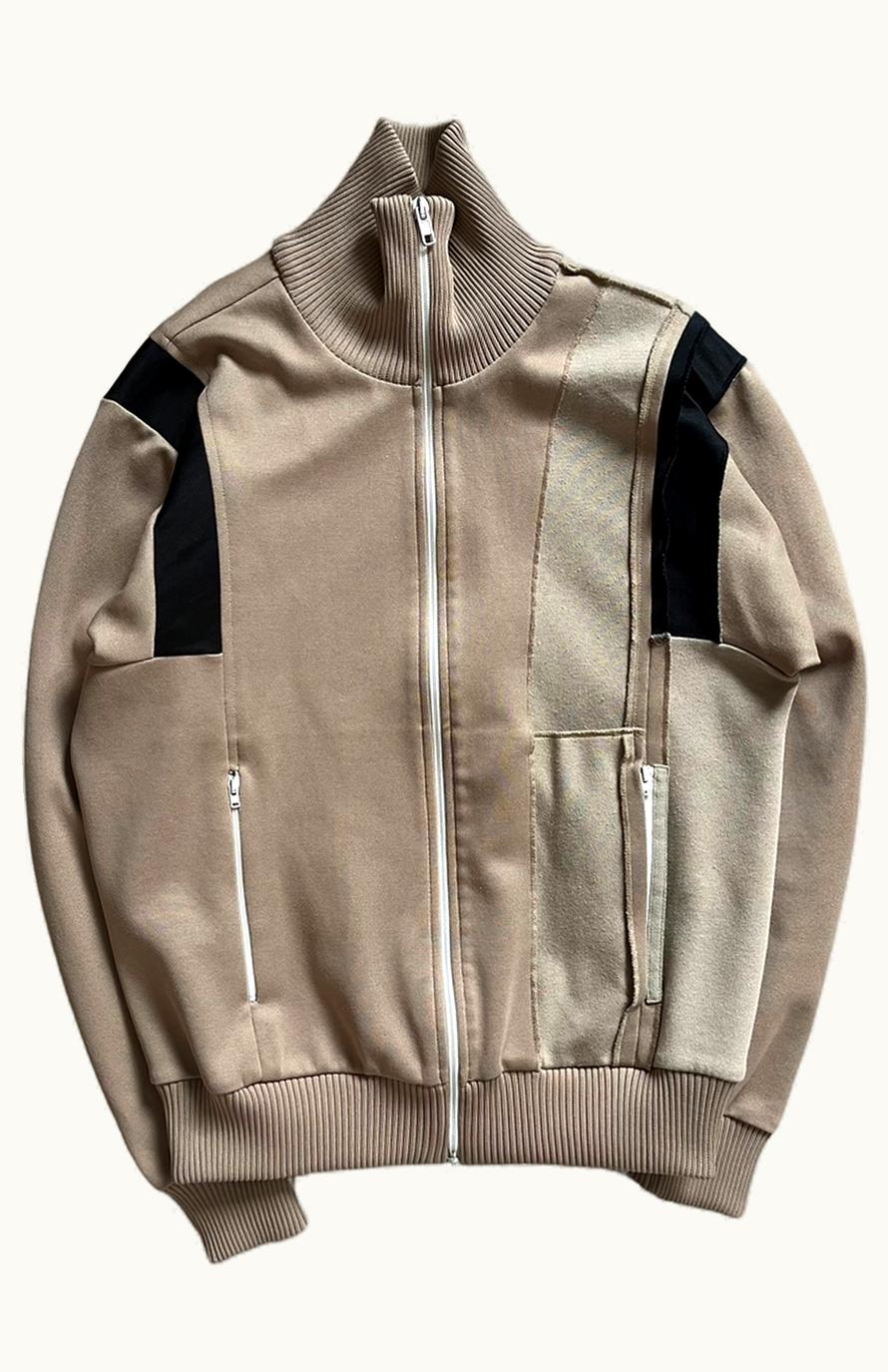 Maison Margiela Maison Margiela Asymmetrical Patchwork Full Zip Track Jacket A/W 2018
