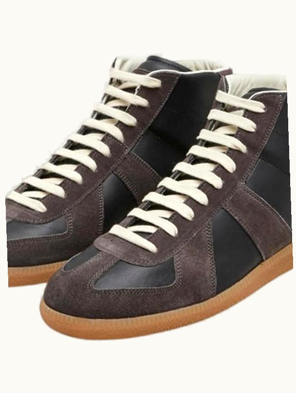 Maison Margiela Maison Margiela Replica High Calf Leather Sneakers S/S 2018