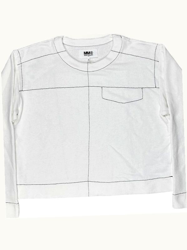 Maison Margiela Maison Margiela Cropped Exposed Stitch Jumper S/S 2018