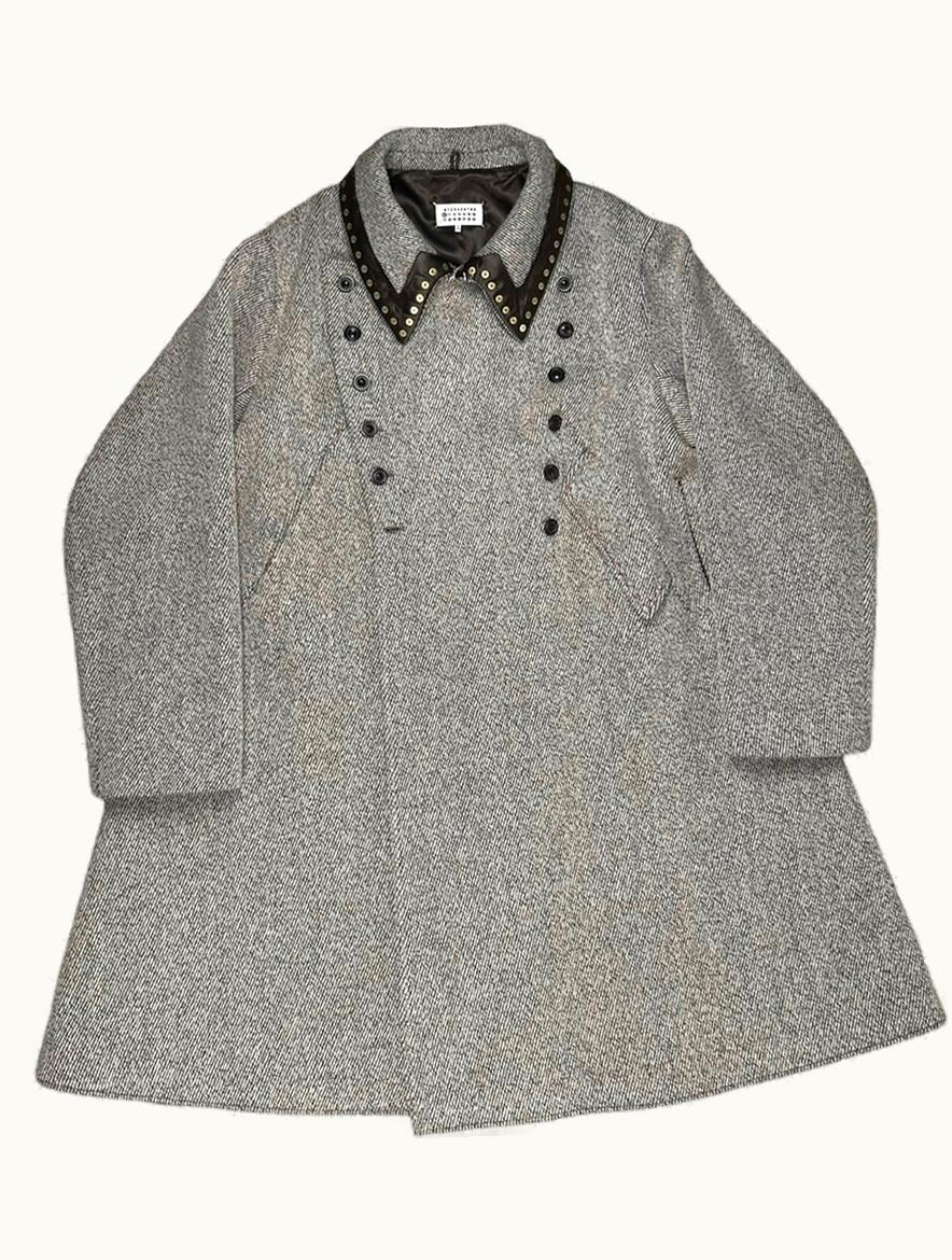 Maison Margiela Maison Margiela Studded Double Breasted Wool Overcoat A/W 2020