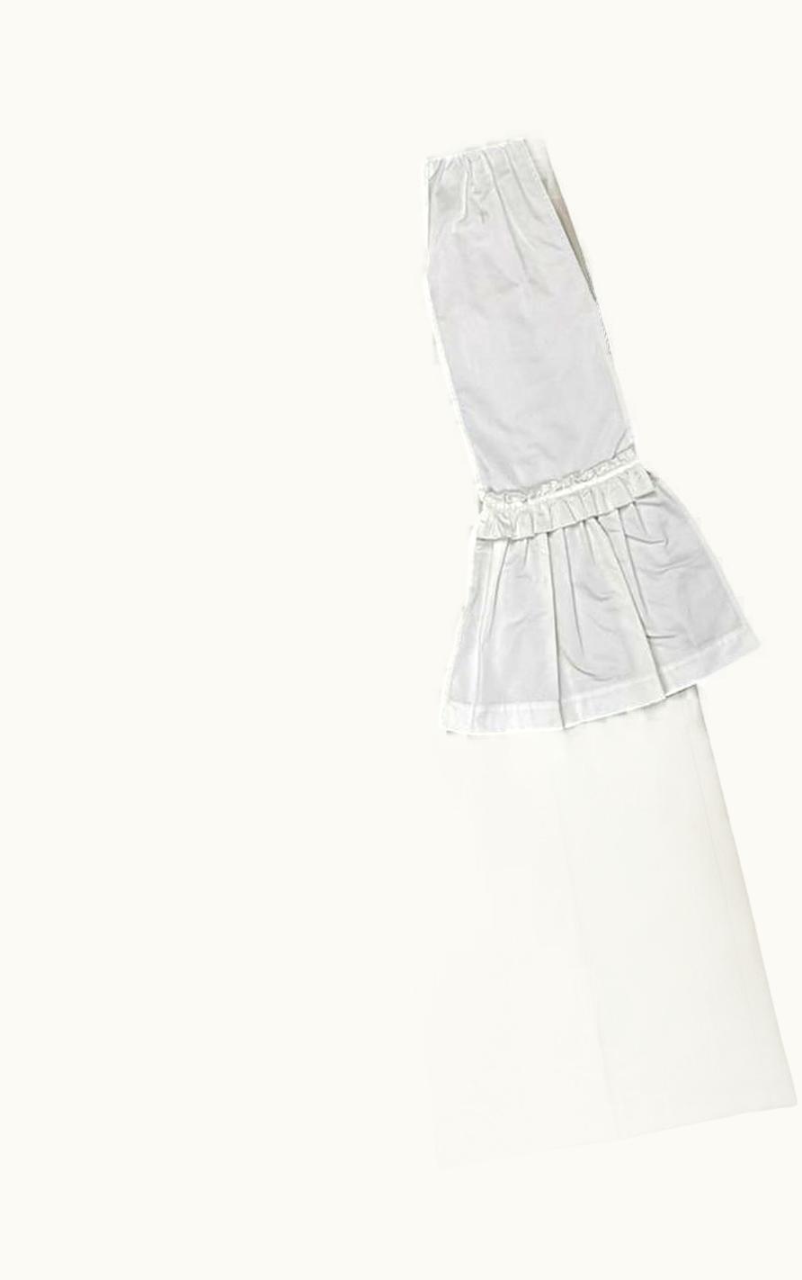 Maison Margiela Maison Margiela Mm6 Wide Ruffled Overlay Trousers S/S 2020