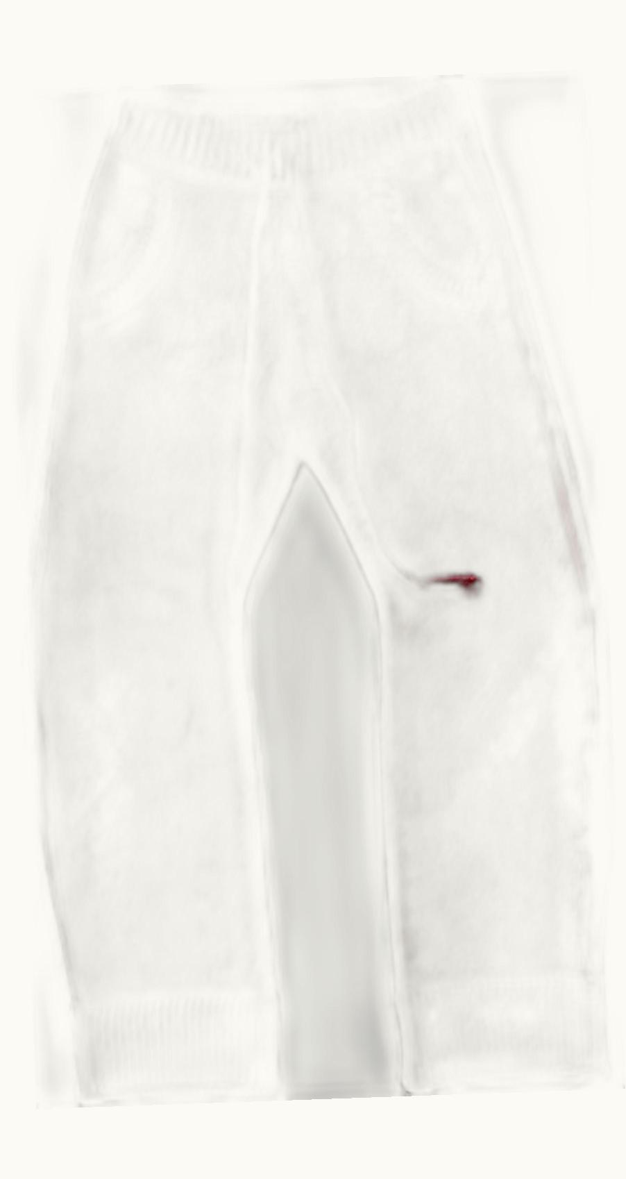 Maison Margiela Maison Margiela Side Stripe Wool Knit Sweatpants A/W 2021