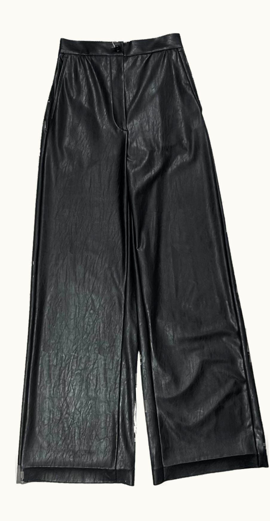 Maison Margiela Maison Margiela Hybrid Waist Vegan Leather Trousers A/W 2021