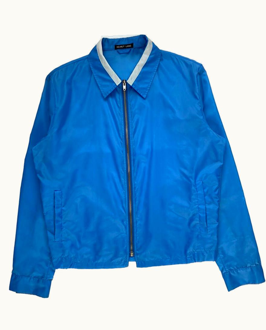 Helmut Lang Helmut Lang Constrast Collar Translucent Nylon Blouson S/S 1996