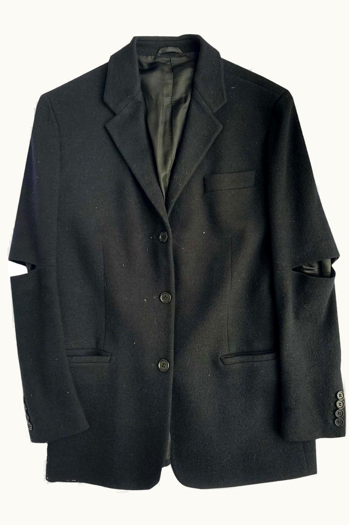 Helmut Lang Helmut Lang Slashed Elbow Military Blazer A/W 1997