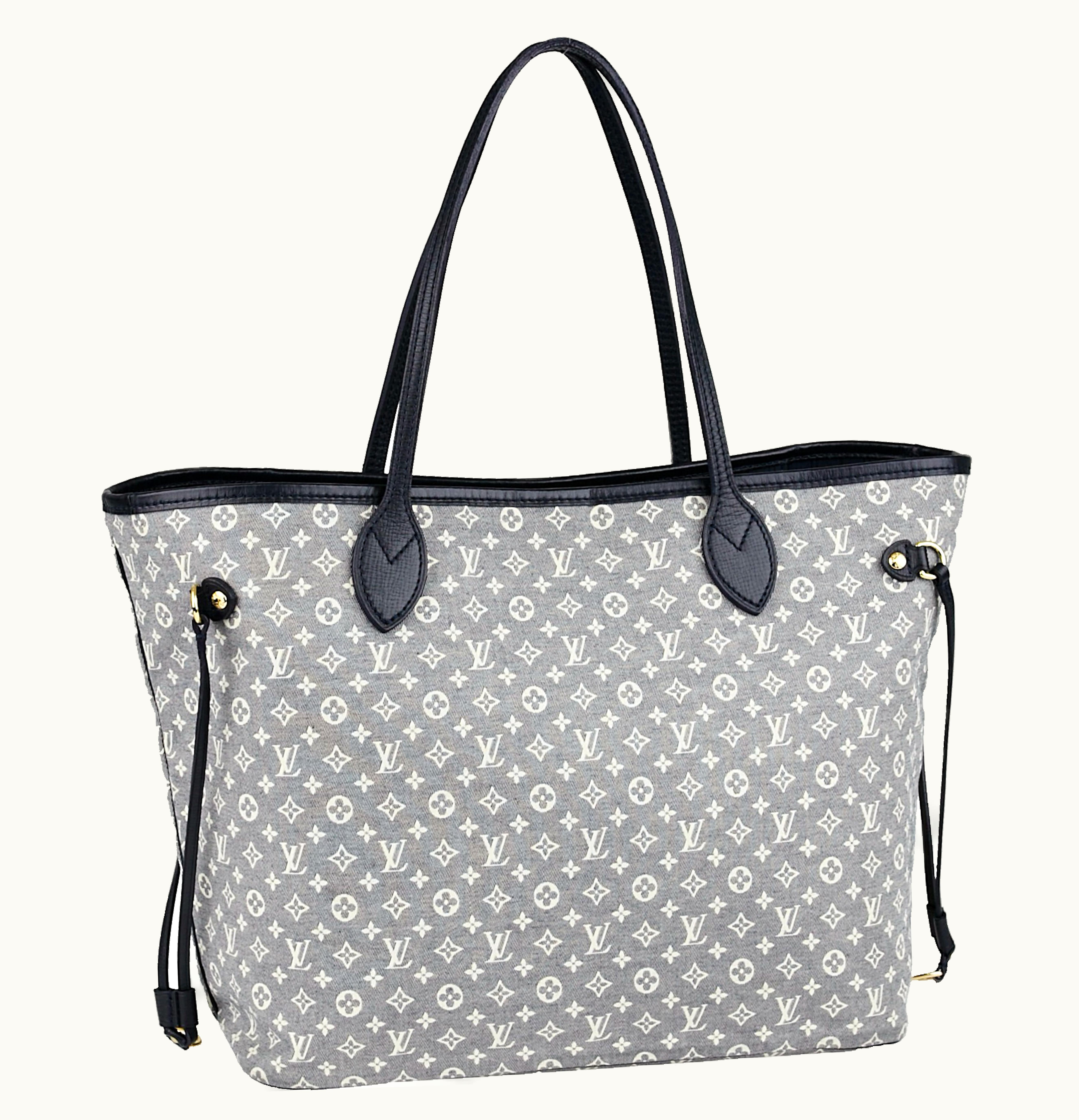 Louis Vuitton Louis Vuitton Neverfull Monogram Idylle Without Pouch MM Encre