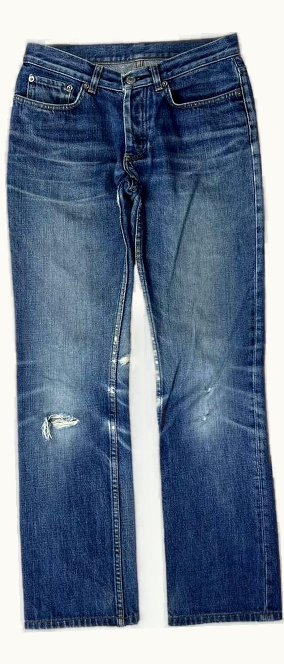 Helmut Lang Helmut Lang Low Waist Straight Leg Contour Fit Denim S/S 1998