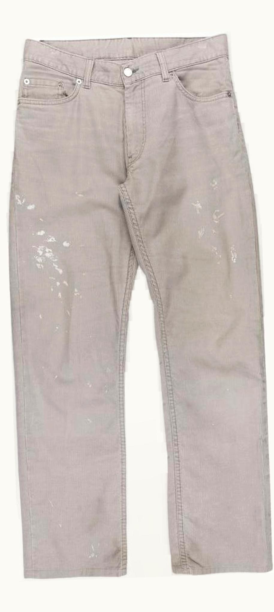 Helmut Lang Helmut Lang Grey Corduroy Painter Jeans A/W 1999