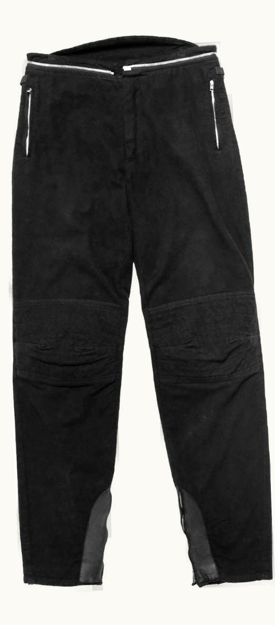 Helmut Lang Helmut Lang Moleskin Astro Biker Trousers A/W 1999
