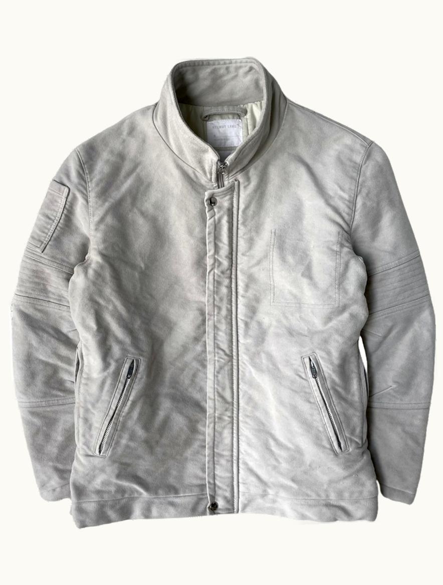 Helmut Lang Helmut Lang Astro Biker Moleskin Minimal Jacket A/W 1999