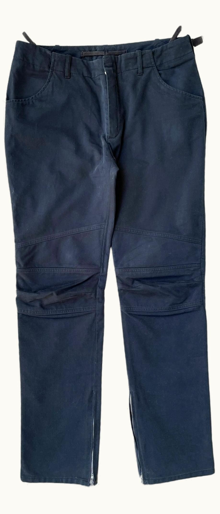 Helmut Lang Helmut Lang Astro Moleskin Biker Trousers A/W 1999