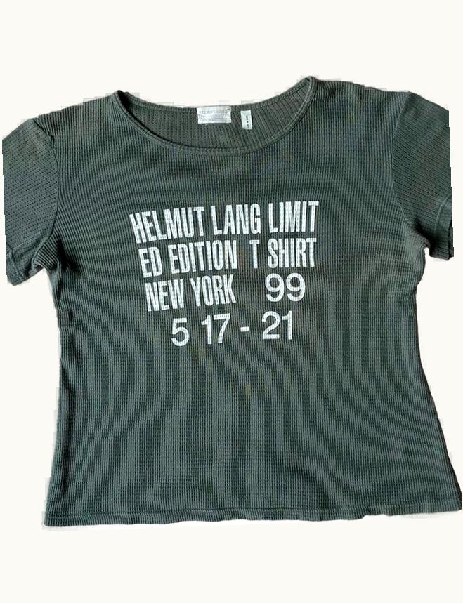 Helmut Lang Helmut Lang Limited Edition Mesh T-Shirt S/S 1999