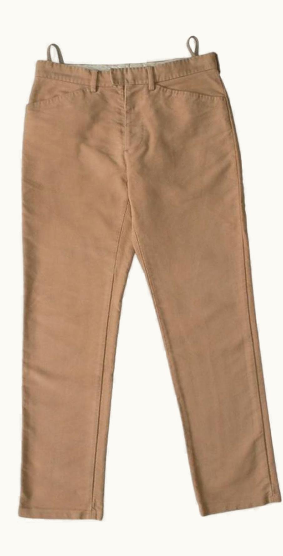 Helmut Lang Helmut Lang Sand Cotton Moleskin Pants A/W 2001