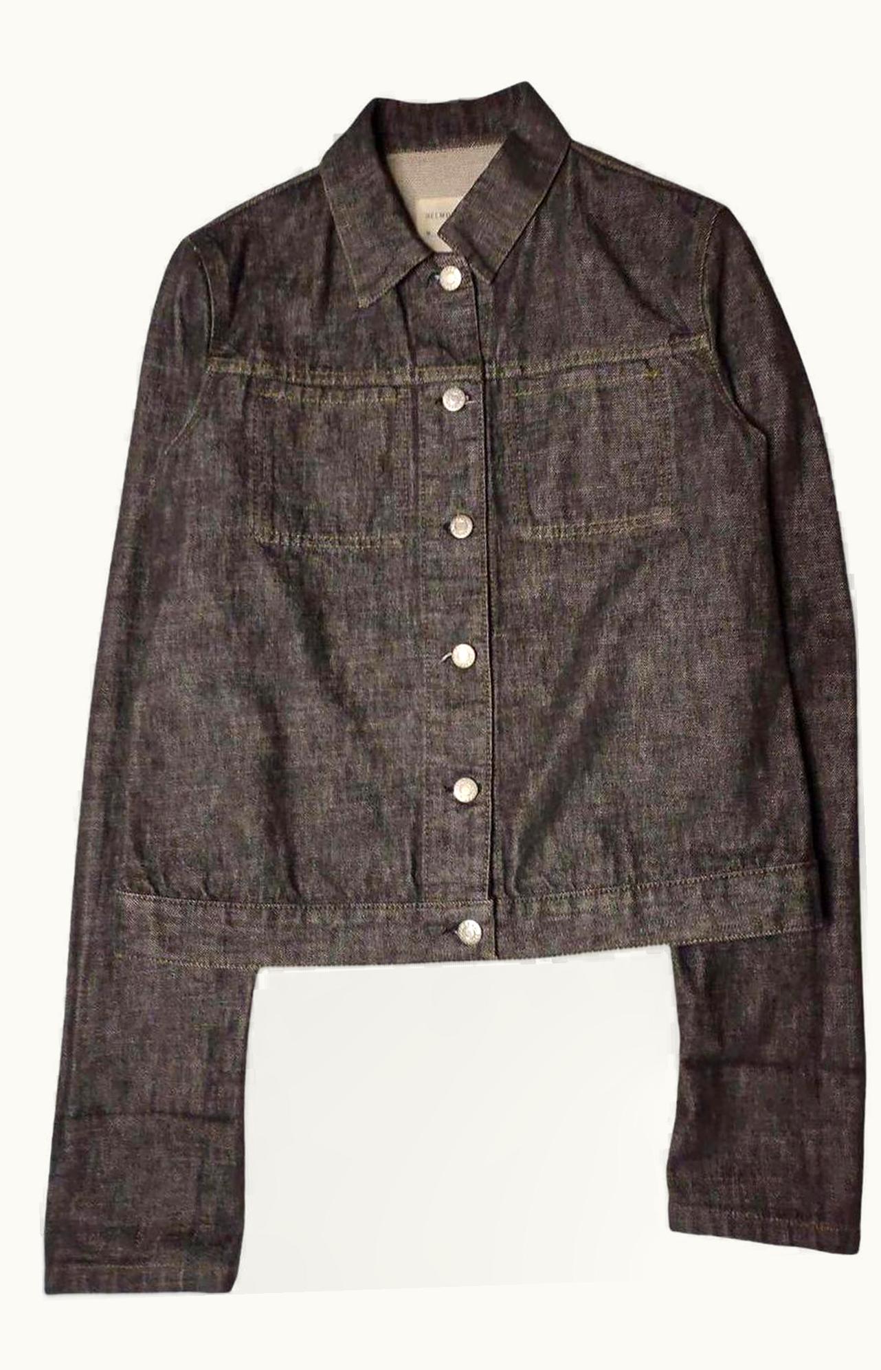 Helmut Lang Helmut Lang Raw Denim 2 Slash Pocket Jacket A/W 2002