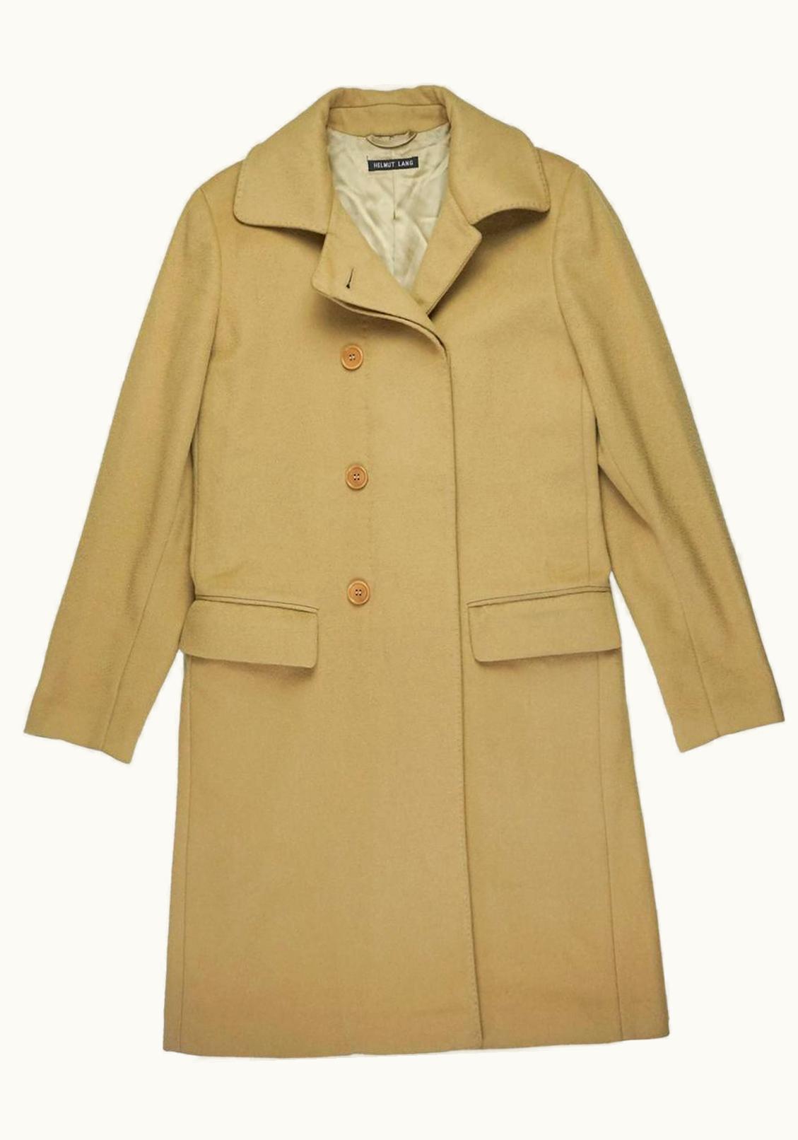 Helmut Lang Helmut Lang Wool Camel Coat A/W 2003