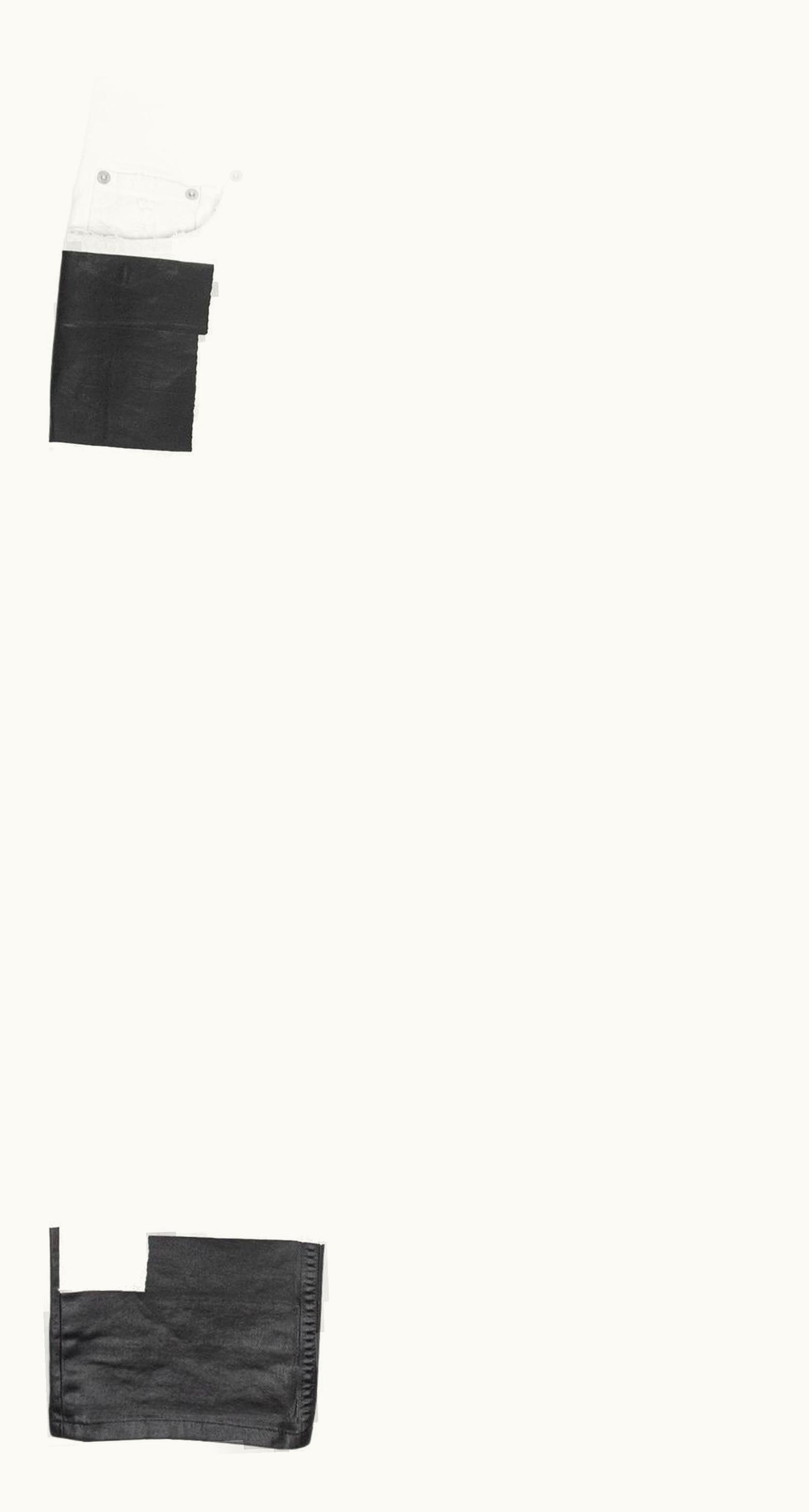 Helmut Lang Helmut Lang Rubber Tape White Vintage Broken Denim S/S 2003