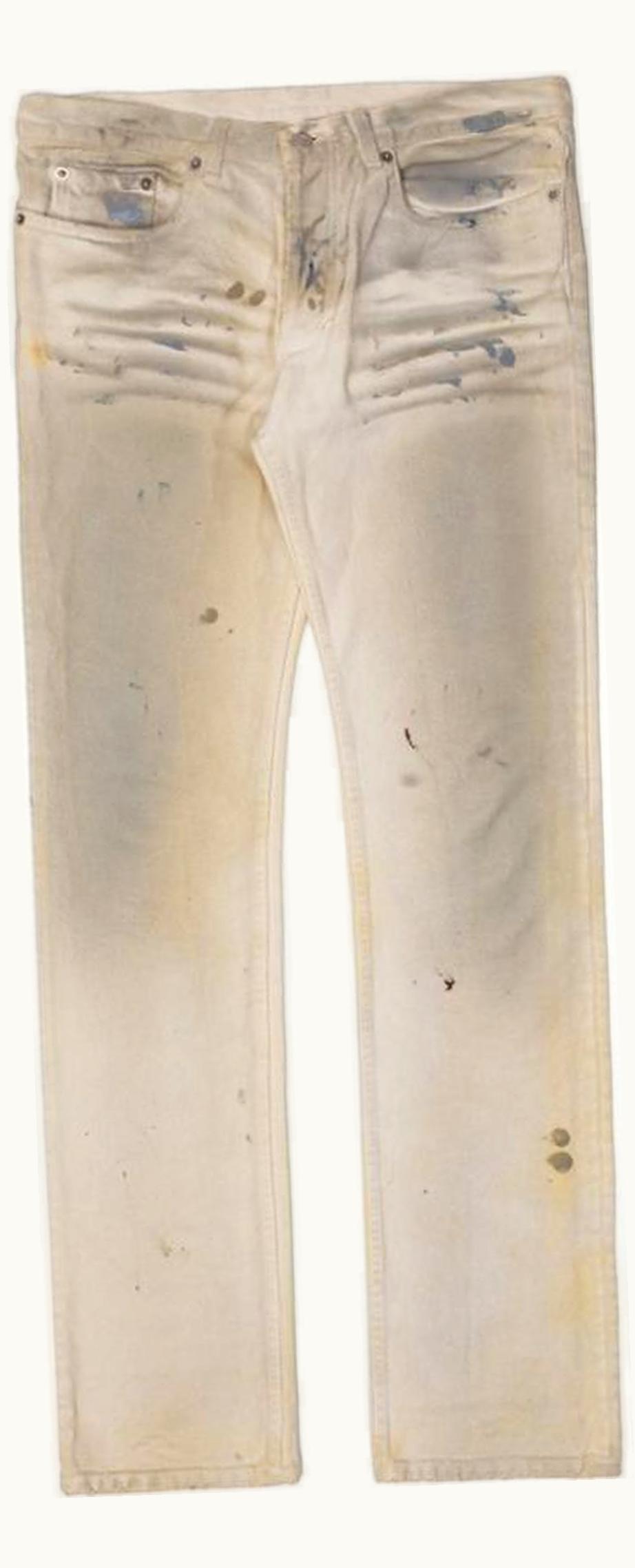 Helmut Lang Helmut Lang White Painter Contour Denim Jeans S/S 2003