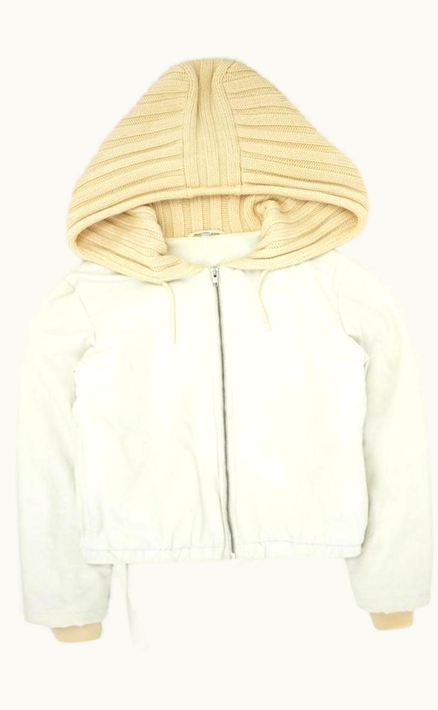 Helmut Lang Helmut Lang Oversize Knit Hood Harness Jacket A/W 2004