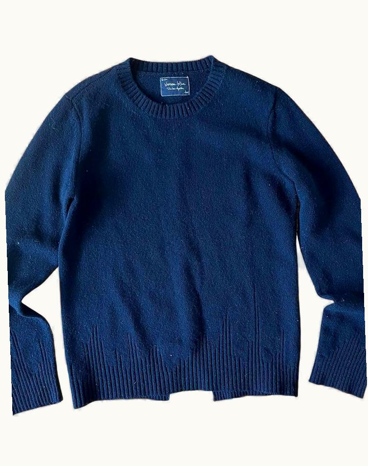 Helmut Lang Helmut Lang Black Ribbed Buckle Shoulder Long Sleeved Knit A/W 2019