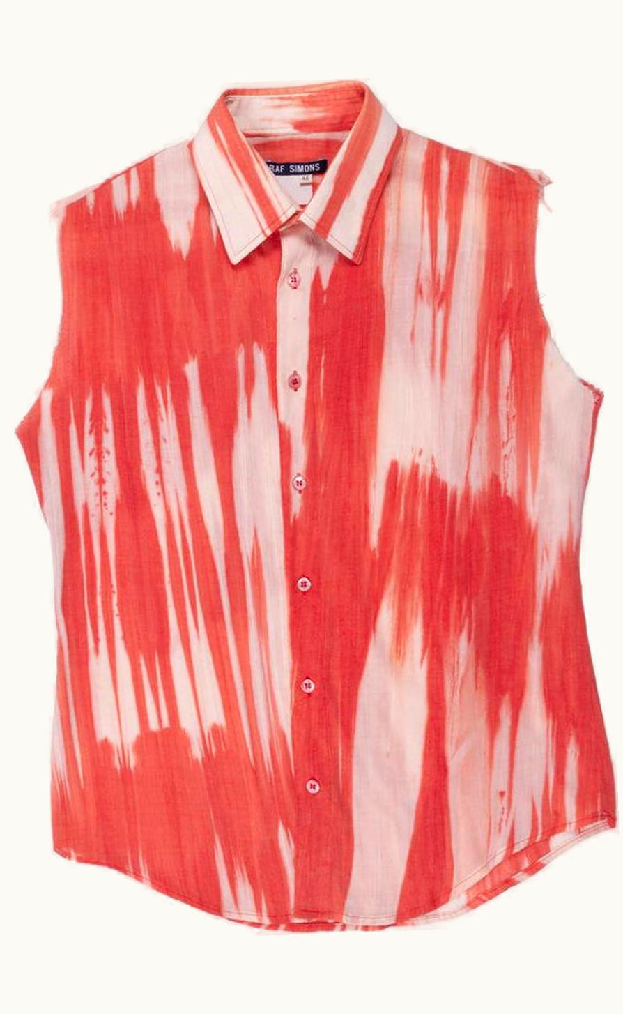Raf Simons Raf Simons “how To Talk To Your Teen” Sheer Sleeveless Shirt S/S 1997