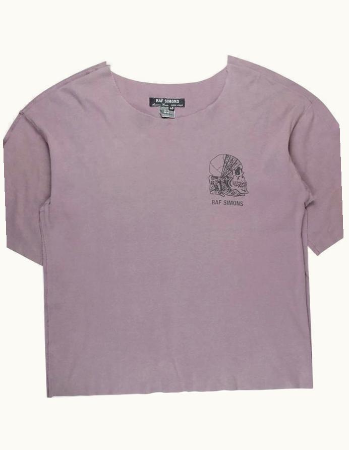 Raf Simons Raf Simons Cropped Skull Tee A/W 1998