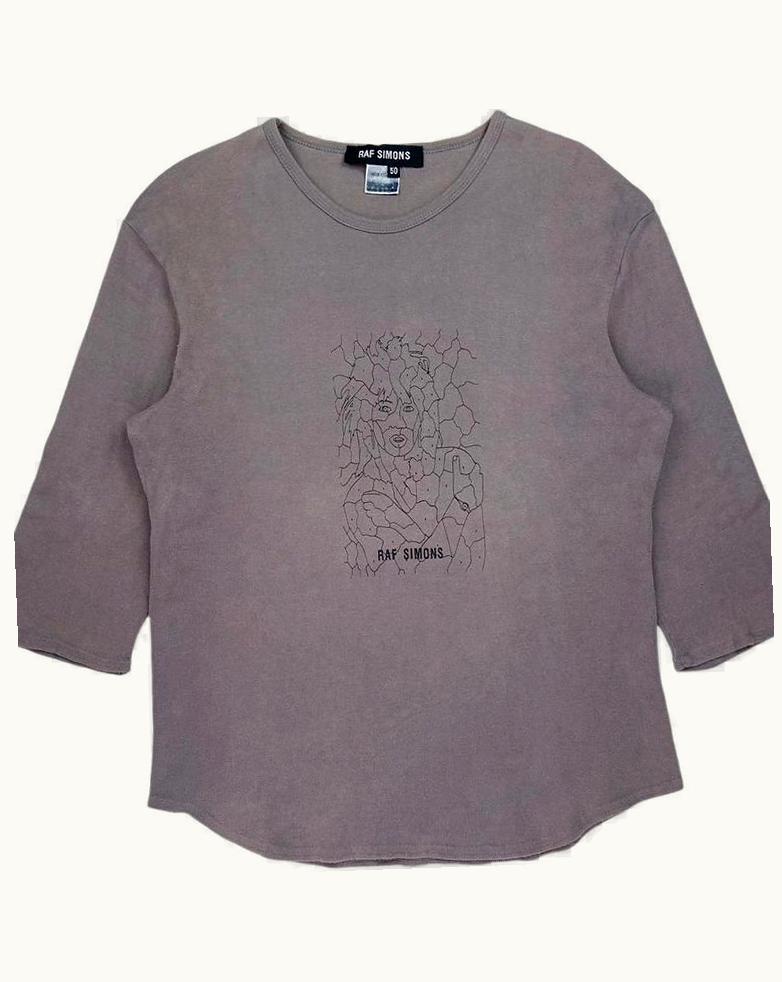 Raf Simons Raf Simons “kinetic Youth” Mosaic Long-Sleeve T-Shirt S/S 1999
