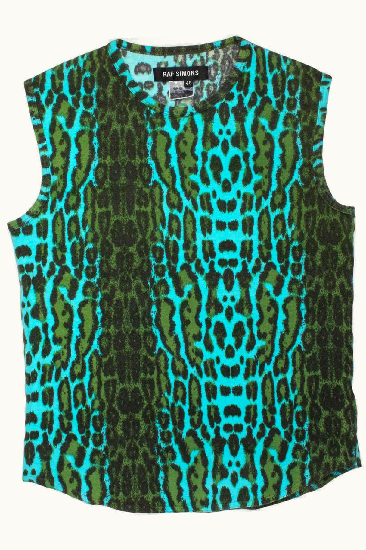 Raf Simons Raf Simons Leopard Print Tank Top S/S 1999