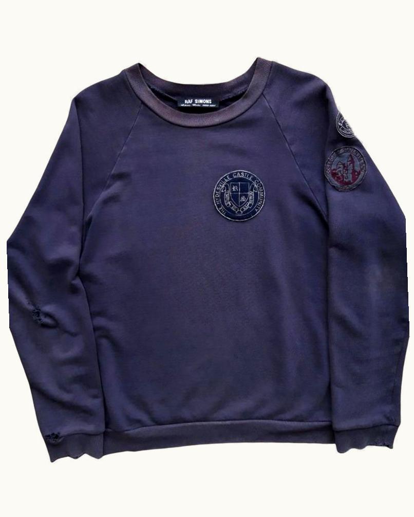 Raf Simons Raf Simons “confusion” Patch Raglan Jumper A/W 2000