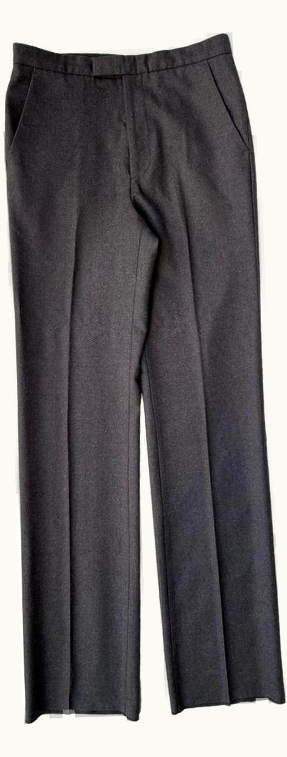 Raf Simons Raf Simons “confusion” Raw Hem Wool Trousers A/W 2000