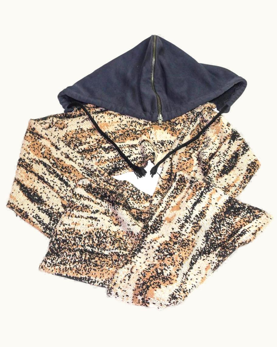 Raf Simons Raf Simons “virginia Creeper” Digi-Camo Scarf Hood A/W 2002 UZ1093107