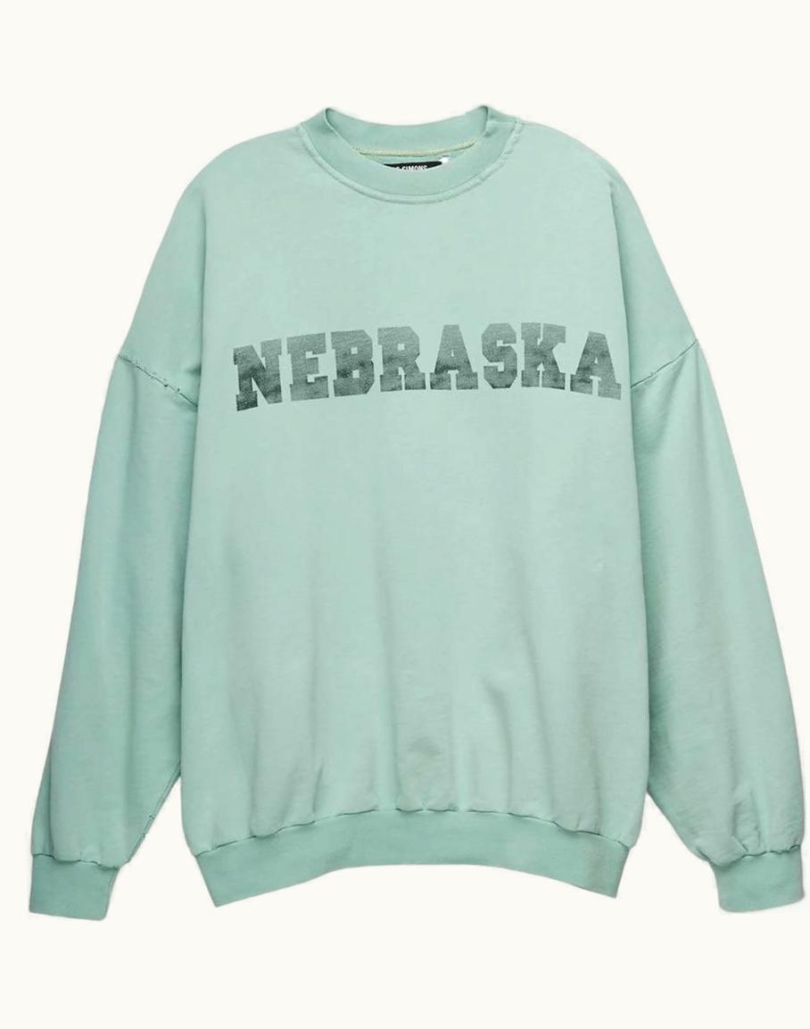 Raf Simons Raf Simons “virginia Creeper” Nebraska Oversized Crewneck A/W 2002