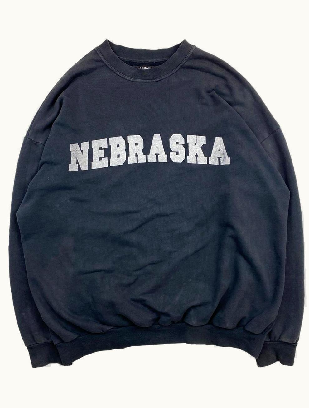 Raf Simons Raf Simons “virginia Creeper” Nebraska Oversized Crewneck A/W 2002 UZ1093110