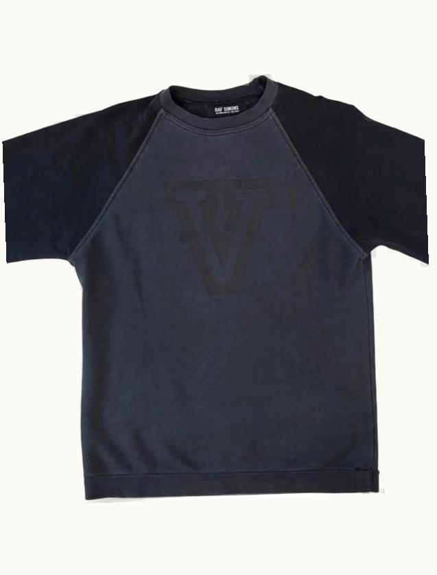 Raf Simons Raf Simons “virginia Creeper” Raglan Short Sleeve Sweatshirt A/W 2002