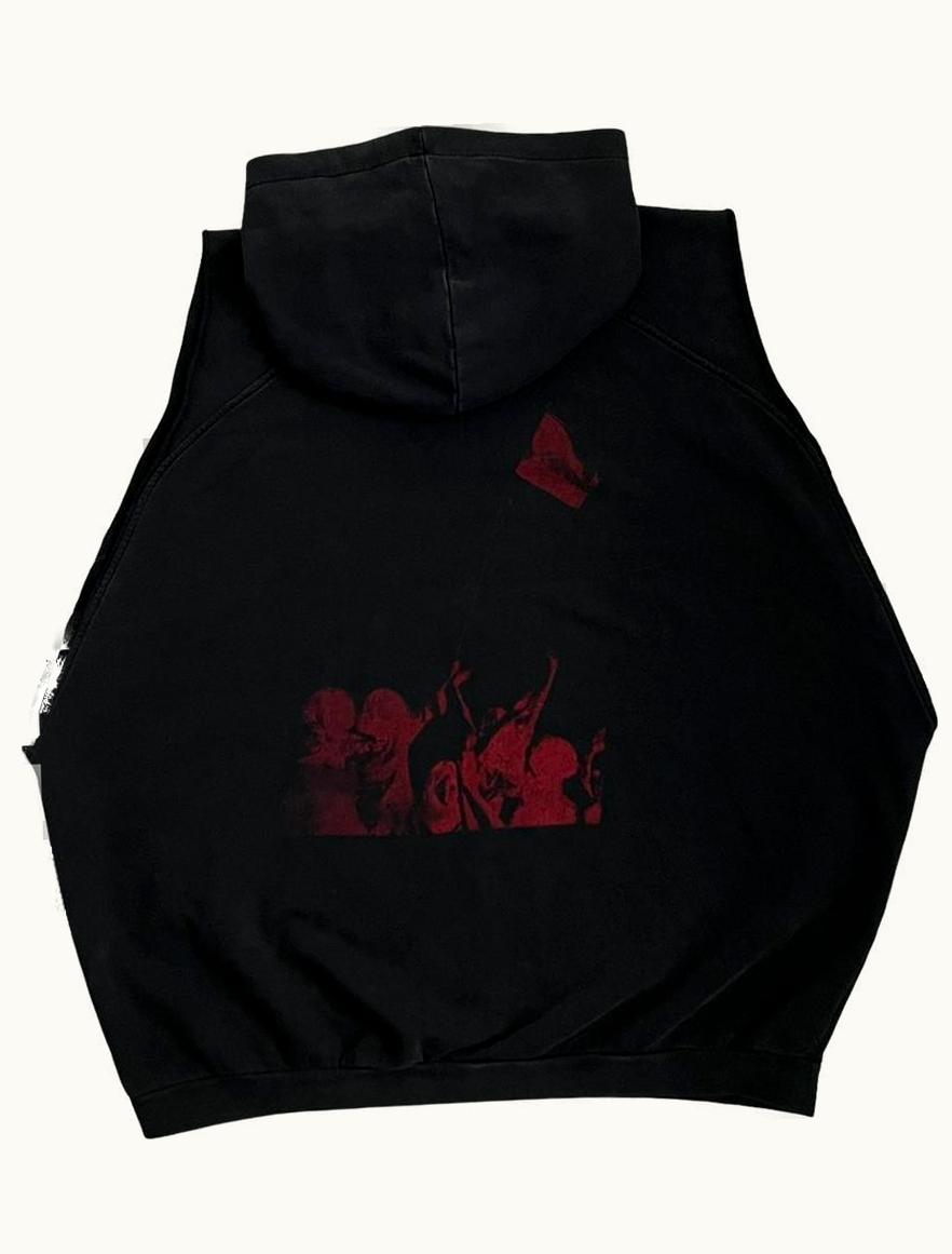 Raf Simons Raf Simons Stand Against Terror Sleeveless Hoodie S/S 2002