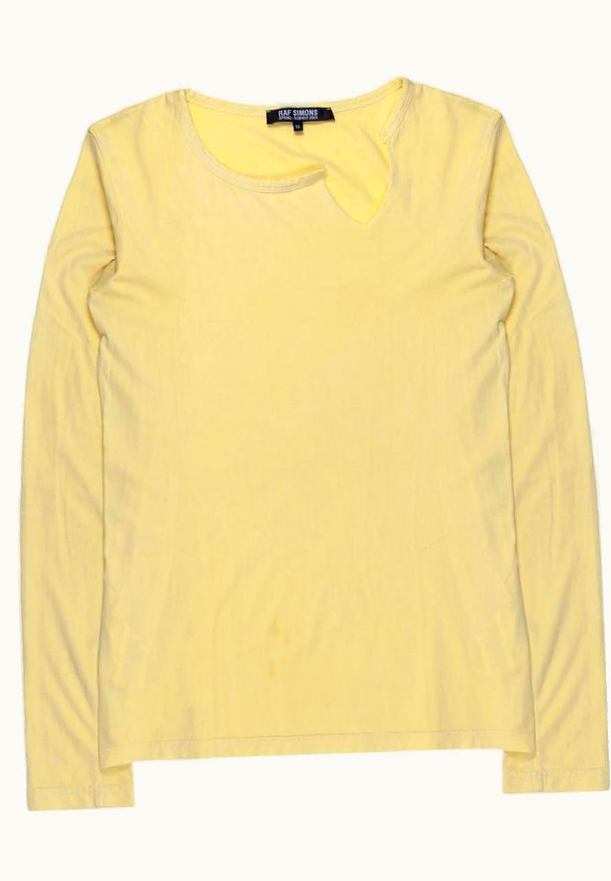 Raf Simons Raf Simons “may The Circle Be Unbroken” Slit Neck T-Shirt S/S 2004