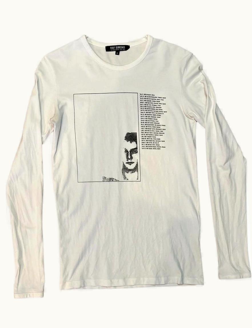 Raf Simons Raf Simons “history Of My World” The Cure Tour T-Shirt A/W 2005