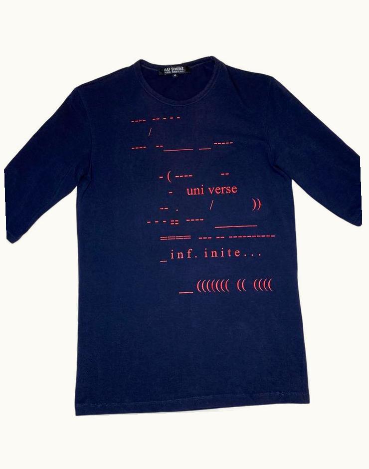 Raf Simons Raf Simons “history Of My World” Universe Infinite T-Shirt S/S 2005
