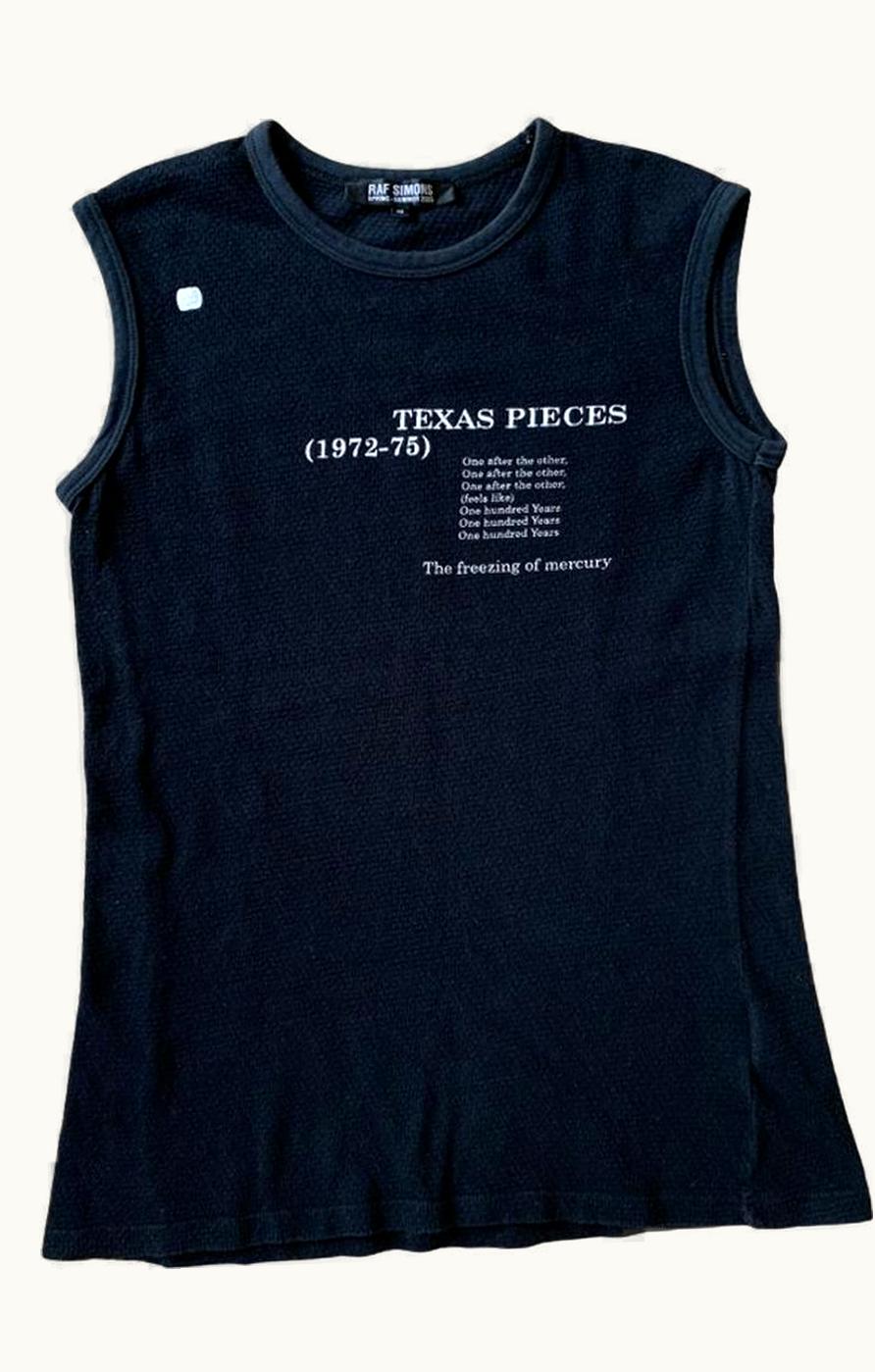 Raf Simons Raf Simons “history Of The World” Texas Pieces Tank S/S 2005