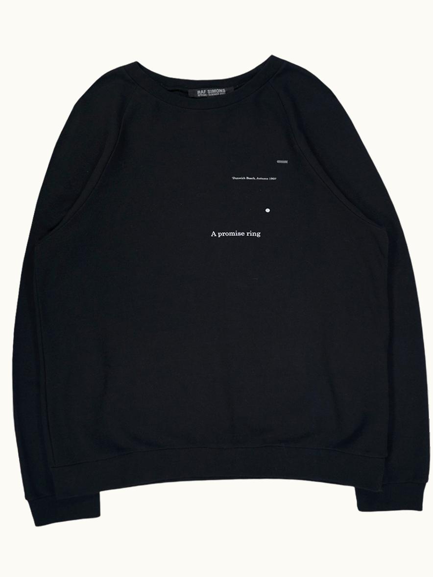 Raf Simons Raf Simons “history Of World” Promise Ring Sweater S/S 2005