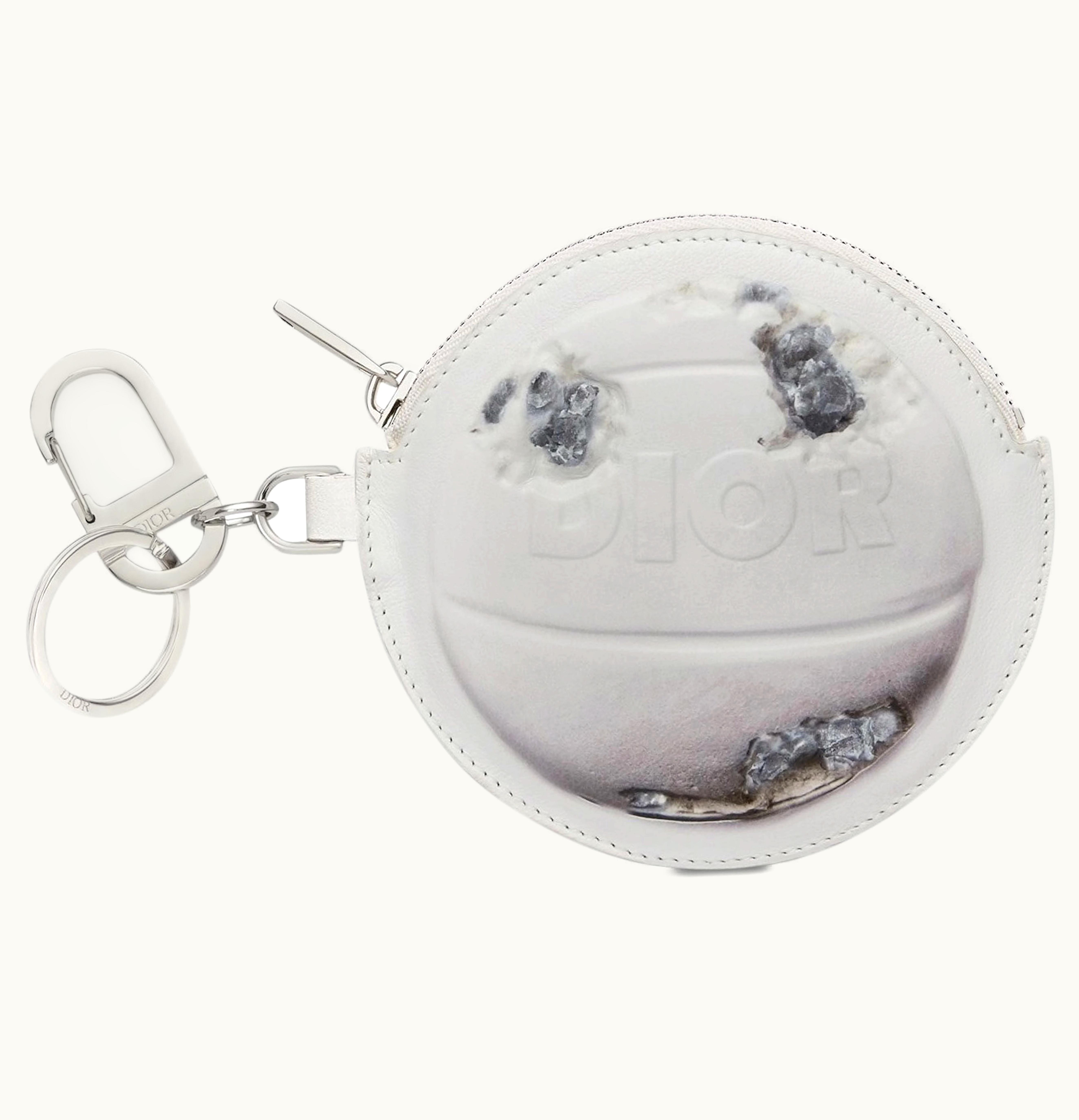 Dior Dior x Daniel Arsham Zip Charm Calfskin White