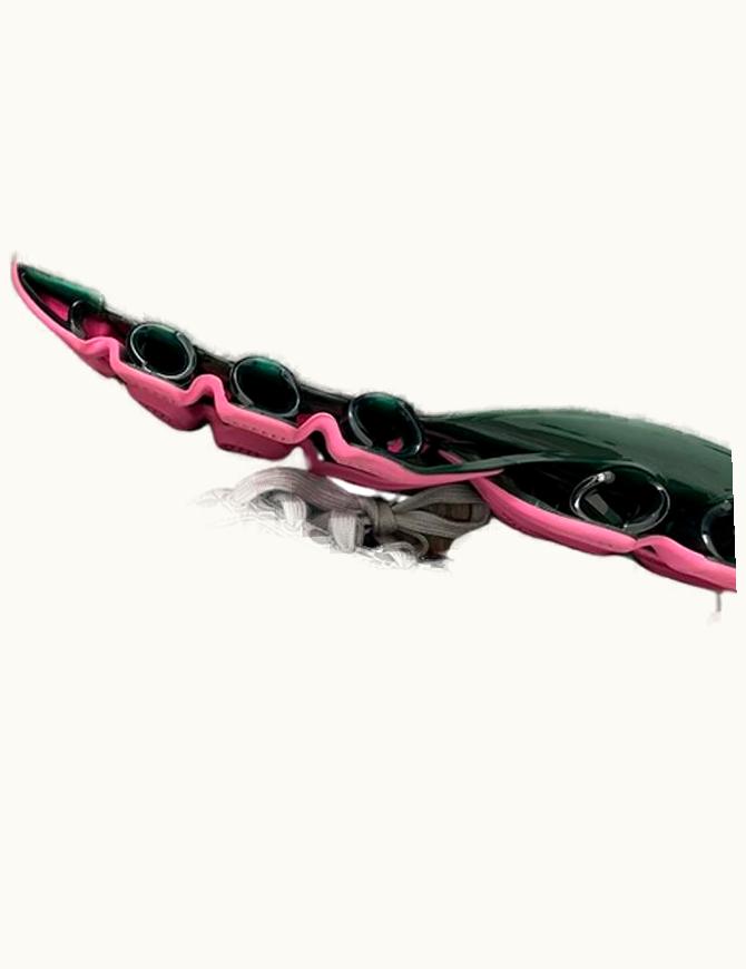 Raf Simons Raf Simons Bounce Floral Sneakers Grey / Green / Pink S/S 2014