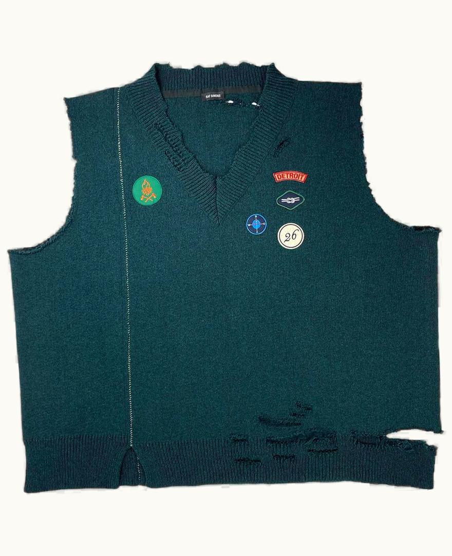Raf Simons Raf Simons Oversized Destroyed Vest A/W 2016