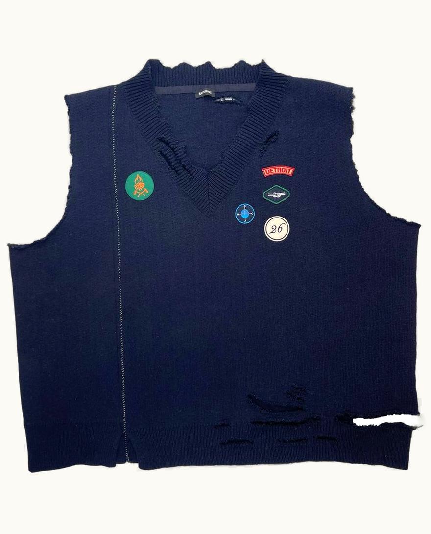 Raf Simons Raf Simons Oversized Destroyed Vest A/W 2016 UZ1093927