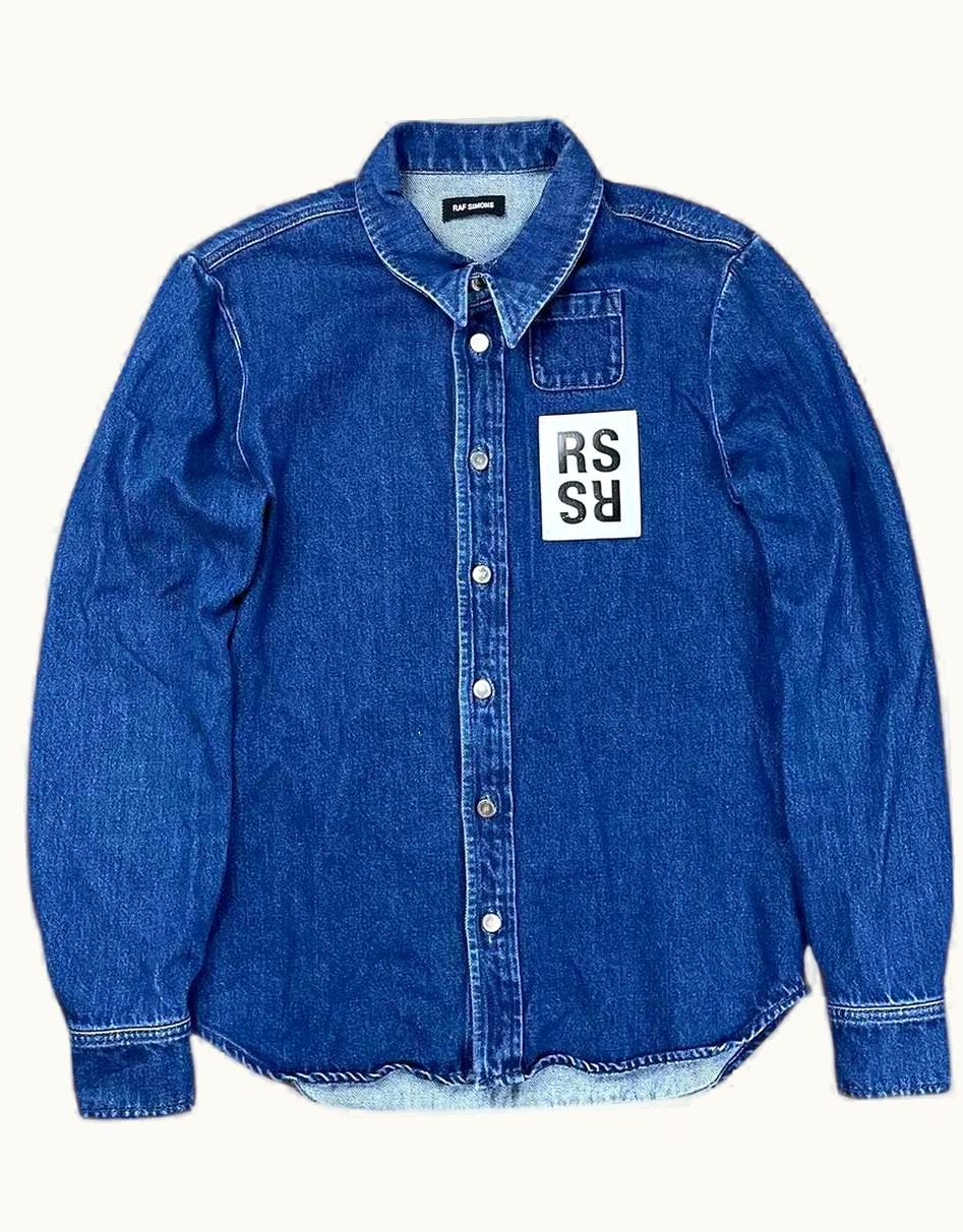 Raf Simons Raf Simons Rs Patch Logo Denim Shirt S/S 2016